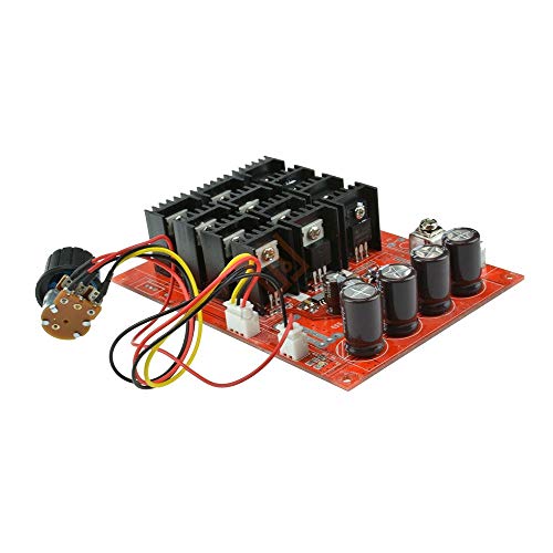 Contrôleur de Vitesse PWM 3000W 60A 50V – Régulateur de Vitesse DC pour Moteur – Interrupteur de Contrôle de Tension 10-50V pour LED