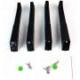 Vehicles-OCS MJX B3 Quadcopter Spare Parts Propellers/Paddle Guards/CW/CCW Motor/Landing Gears for MJX B3 Bugs UAV Drone - (Color: Bottom Landing Gear, CN)
