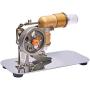 Sunnytech Mini Hot Air Stirling Hot Air Stirling Engine Colourful LED Single HA001-M14-03-S