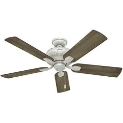 Hunter Matheston Indoor / Outdoor Ceiling Fan with Light and Pull Chain Control