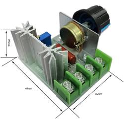 DIANQI 2000W PWM AC 50-220V Motor Speed Control Module Dimmer Speed Regulator Adjustable Voltage Regulator