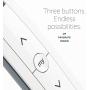 Somfy Situo 5 Pure - RTS Remote - Controls up to 5 Motorized Shades or Groups - for Somfy Motorized Shades, Blinds, SunSetter Awnings - Flexible Warm Pure Tone - Hand Held Control - #1870575