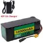 Jieoto Electric Scooters Battery 36V 14AH Electric Bike Battery E-Bike Lithium Battery Pack for 200W 300W 350W 500W Bicycle Motor with BMS Protection Board