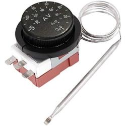 American Volt Adjustable Temperature Electric Radiator Fan Thermostat Sensor Switch Probe Controller Relay Wiring Kit