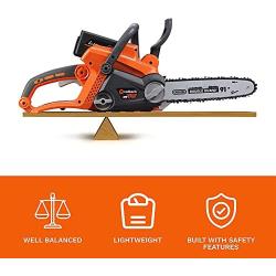 Redback E212C Battery Powered Chainsaw Reliable 40V Cordless Chainsaw with 10m/s Chain Speed Gas Chainsaw Alternative Modern Lawn Care Equipment for Felling and Bucking Tool Only