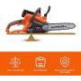 Redback E212C Battery Powered Chainsaw Reliable 40V Cordless Chainsaw with 10m/s Chain Speed Gas Chainsaw Alternative Modern Lawn Care Equipment for Felling and Bucking Tool Only