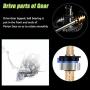 ZJIANC Spinning Reel，4.7:1 Low Speed Fishing Reel,Freshwater and Saltwater Spinning Fishing Reel,Surf Fishing,Smooth Powerful Reel with 22 pounds Max Drag，Metal Body Aluminum Spool & Handle