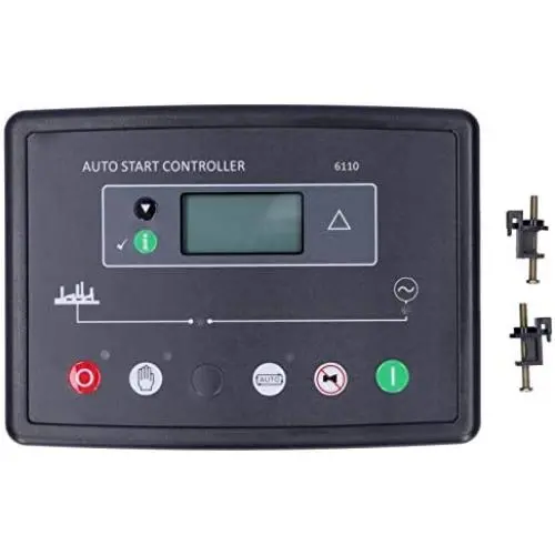 Eujgoov DSE6110 LCD Display Screen Generator Automatic Controller Module Electronic Power Controller Module 8V-35V DC