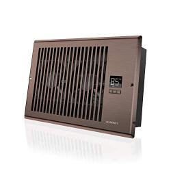 AC Infinity AIRTAP T6, Quiet Register Booster Fan with Thermostat Control. Heating Cooling AC Vent. Fits 6