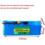 Wnicek 48V 18000mAh Electric Bicycle Battery for 200W-1000W Motor 18Ah 13S 4P Lithium-Ion Battery Pack Fit for E-Bike Scooter Electric Wheelchairs Mopeds with BMS and Charger