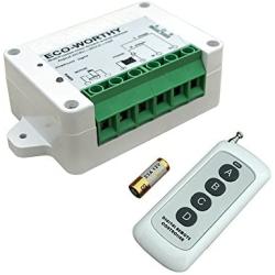 ECO-WORTHY Linear Actuator Motor Controller, Remote Positive Inversion Control Kit for Linear Actuator, Forward Reverse Remote Control System 12V DC