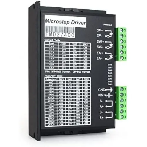 FMD2740C CNC Stepper Motor Driver 18-50VDC 1.4-5.6A 256 microstep for Nema17 Nema23 stepper motor cnc router milling engraving machine