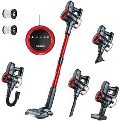 Fabuletta 10-in-1 Cordless Vacuum Cleaner - 24Kpa 250W Brushless Motor Stick Vacuum, Up to 45 Mins Max Runtime Detachable Battery, Led Display, Lightweight Vacuum for Carpet Hard Floor Pet Hair