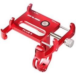 DS. DISTINCTIVE STYLE Aluminum Universal Bike Phone Mount for 31.8 mm Handlebar 360 Degree Rotatable Motorcycle Phone Holder Adjustable Cycling Phone Mount - Red