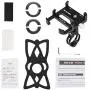 GUB Plus 6H Bicycle & Motorcycle Phone Mount, Aluminum Alloy Bike Phone Holder with 360° Rotation for iPhone 11 Pro Max X XR Xs 7s 8 Plus, for Samsung Note10/9 GPS Mount 4.0 to 7 Inch (Black)