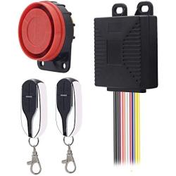 BlueFire Upgraded Motorcycle Security Kit Alarm System Engine Start Arming Disarming Anti-Hijacking Cutting Off Remote