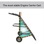 LEADALLWAY Outboard Boat Motor Stand Carrier Cart Dolly Storage Pro Heavy Duty Multi Purposed Engine Stand