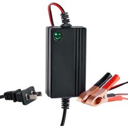Orion Motor Tech 12V Battery Charger and Maintainer, Multipurpose Set for Charging Boats Motorcycles ATVs Riding Mowers & Car Truck SUV RV Maintenance with Smart 3 Stage Charging & Power Indicator