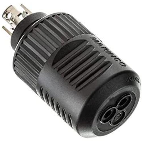 MotorGuide 8M0092065 Trolling Motor Replacement Plug — Medium Duty, Use with 16- to 8-Gauge Wire, Connects with Receptacle