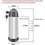 Jieoto 24V 36V 48V E-Bike Water Bottle Battery Waterproof Li-ion Battery Pack Fits for 200W 250W 400W 500W 750W 1000W E-Bike Motors with Charger and T Output Line