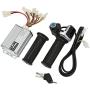 Motor Brushed Speed Controller, 36V 1000W ABS Aluminium Alloy 22mm 0.87in Speed Controller Throttle Grip with Locking Battery Display Throttle Twist Grip for Mini Bike for East China Big Surfing