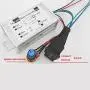 Abovehill DC Motor Speed Controller,9-60V PWM DC Motor Speed Controller Switch 20A,Forward-Brake-Reverse Switch Adjustable Potentiometer
