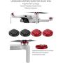 Darkhorse Upgraded Aluminum Motor Cover Cap 4 Pieces for DJI Mavic Mini Drone Accessory - Dustproof,Waterproof,Scratchproof Protection Mounts - Red