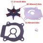 Boat Motor 5031744 778317 05031744 0778317 Water Pump Repair Kit Without Housing for Evinrude Johnson OMC 25HP 30HP 40HP 50HP Outboard Engine, fits Mallory Marine 9-45219