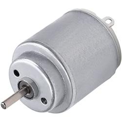 Fielect 1Pcs DC Motor 1.5-6V 5000-20000RPM Micro Motor Mini Motor Electric Motor Round Shaft for RC Boat DIY Airplane Toys Model DIY Hobby