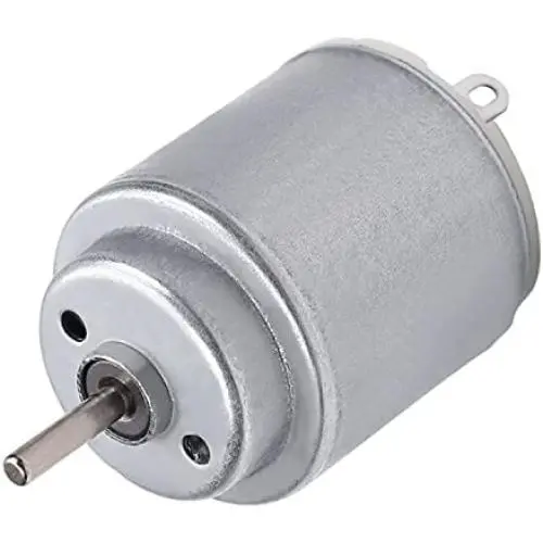 Fielect 1Pcs DC Motor 1.5-6V 5000-20000RPM Micro Motor Mini Motor Electric Motor Round Shaft for RC Boat DIY Airplane Toys Model DIY Hobby