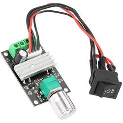 Jectse Speed Controller,PWM DC 6V 12V 24V Motor Speed Controller Reversible Voltage Regulator Switch 3A,for Brushed Motor Electrical Motor Controls