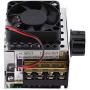 Pulse Wave Modulator With Fan, 4000W SCR Electronic Voltage Regulator Dimmer Temperature Controller Motor Speed Controlling Module Board with Cooling Fan