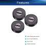 Heyiarbeit Carbon Brush Holder Caps 22mm O.D. 6mm Thickness Electric Motor Brush Cover Plastic Fitting Thread Black 10pcs