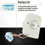 Ultra Durable WR60X28783 Refrigerator Evaporator Fan Motor Replacement Part by BlueStars - Exact Fit for GE & Hotpoint Refrigerators - Replaces Part Numbers WR60X23584, WR60X31522, AP6977246