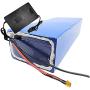 Jieoto 72V 20Ah 30Ah 40Ah Lithium Battery Electric Motorcycle Rechargeable Lithium Battery Pack for Electric Tricycle Replace LiFePO4 Battery Electric Scooter(with Charger+ XT60 Plug)