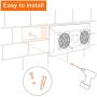 ALORAIR Crawl space Basement Ventilator Fan, VentirPro-S2 with Temperature Humidity Controller, Timing Cycle, Speed Control, for garage, shed, crawl space, basements, 240CFM (Air-out)