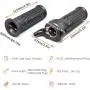 Electric Motorcycle Accelerator Right Hand Full Twist Throttle Ebike Throttle Compatible 12V-72V Suitable for 500W 1000W 1500W Hub Motor