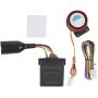 Motorcycle Alarm System,Yctze 2 Way Alarm System Universal ABS Motorcycle Anti‑Theft Remote Control for Security 12V with Remote Start for Most Motorcycle