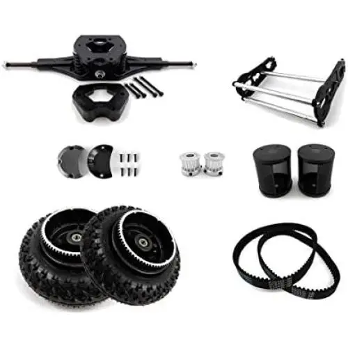 L-faster Components for Mountain Skateboard Without Motor Off-Road Skateboard Belt Drive Motor Bracket Trucks with Protect Cover