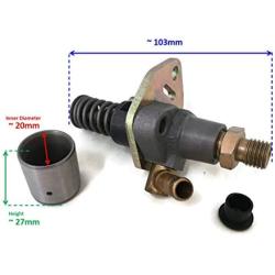 ITACO Fuel Injection Pump Assy Engine for Yanmar L100 Chinese 186F 186 Diesel 714970-51101 6.5MM Diameter Plunger Motor Engine