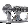 Oligemok Hot Air Stirling Engine Motor Model Educational Toy Generator Steam Engine Physics Experiment Science Toy Model
