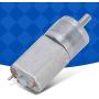 Walfront DC 12V Gear Box Motor 300RPM High Torsion All Metal Reduction Gearbox Replacement 20mm Outer Diameter, Geared Motor