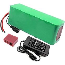 Jieoto E-Bike Lithium Battery Pack 36V 9AH Rechargeable Electric Bicycle Lithium Battery with Charger and BMS, for 250W/350W/500W Electric Bicycle/Scooter Motor