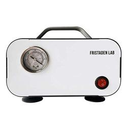 American Fristaden Lab Oilless Vacuum Pump, Fast 10L Per Minute Pumping Speed, Small Portable Vacuum Pump, 20W Oilless Motor and Diaphragm Pump with 1 Year Warranty