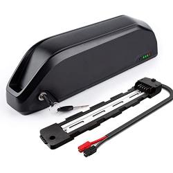 Jieoto Ebike Battery 36V 10AH 13AH Electric Bicycle Rechargeable Lithium Ion Batteries with Charger and BMS Protection Board for 200W 350W 500W Bike Battery Motor