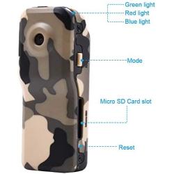 Eyeclub Mini Sports DV Camcorder P2P Video Camera for Webcam Helmet Bike Motorbike Hiking Sports