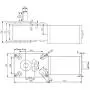 5840-31ZY-CE 12V Gear Motor 3RPM 70kg.cm high torque Gearbox Motor Self-locking Reversed (9 RPM)