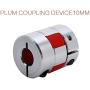 10mm x 8mm CNC Flexible Plum Coupling Shaft Coupling CNC Stepper Motor Encoder Coupler Stepper Motor Encoder Connector Coupler D25 L30 Jaw Clamp Aluminum Alloy