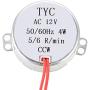 uxcell Turntable Synchronous Synchron Motor 50-60Hz 12 VAC CCW 4W 5-6RPM