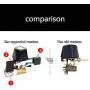 UJV Ufairy WiFi 3rd Generation Smart Water Valve Shutoff Manipulator Domotique Valve Controller Compatible with Alexa Google No Hub Required Black 31x15x75cm GR-W-105